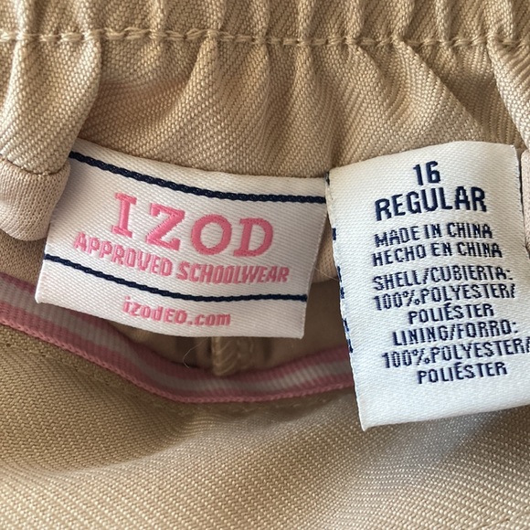 IZOD Girls Uniform Skirt size 16 regular - Picture 3 of 5
